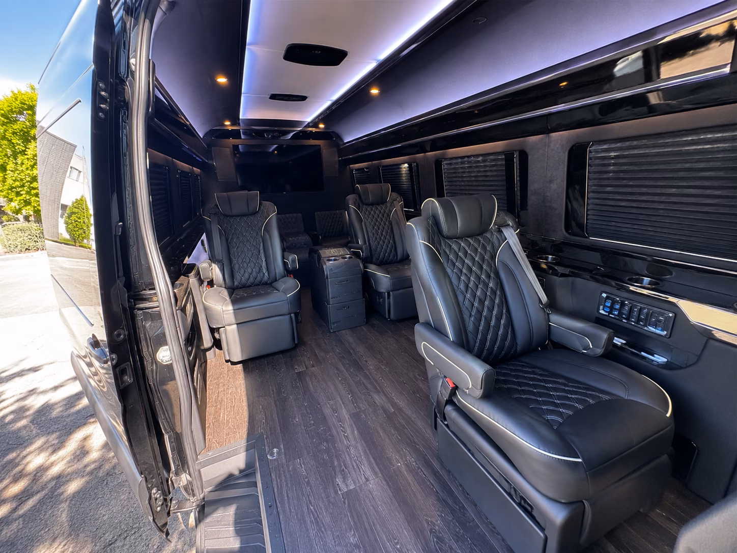 carrollton 12 passenger sprinter van inside