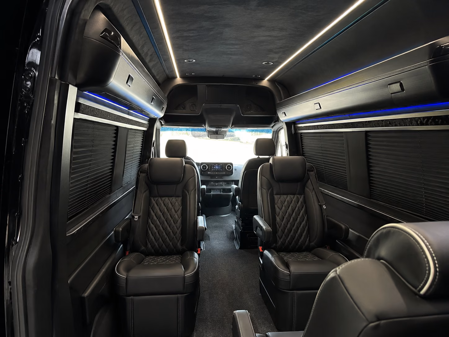 carrollton 15 passenger sprinter van inside