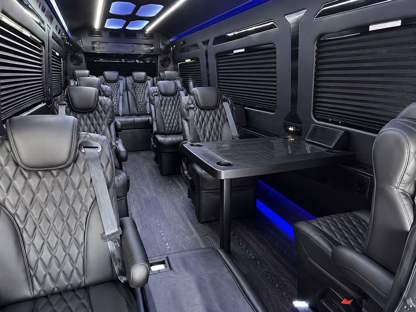 carrollton 15 passenger sprinter van interior