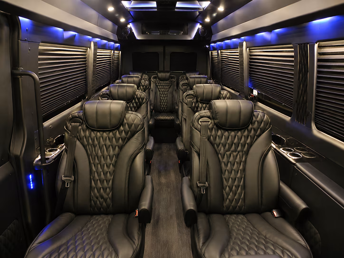 carrollton 18 passenger sprinter van inside