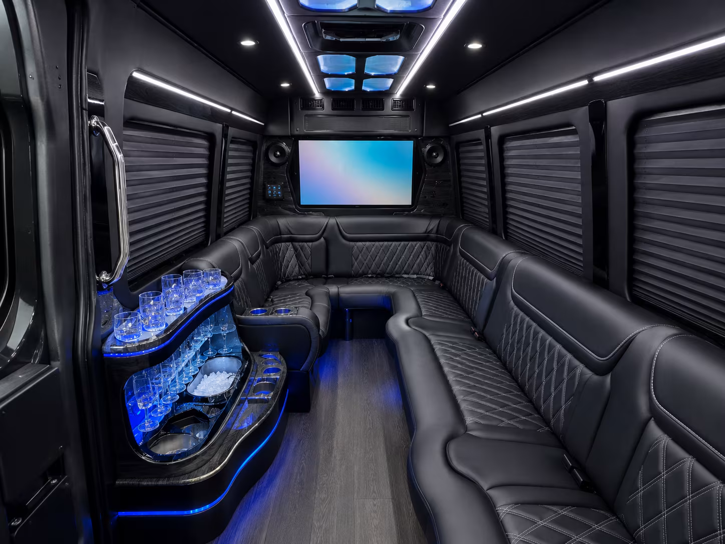 carrollton sprinter limousine inside